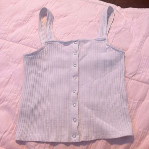 Button up tank top